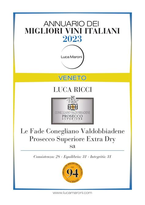 Luca Maroni Migliori Vini Italiani Luca Ricci