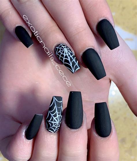 Spider Web Nails Nails Gel Nails Halloween Nails