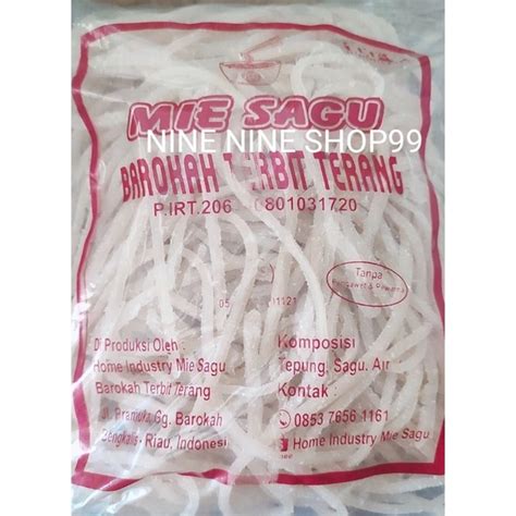 Jual MIE SAGU kering/ mie sagu barokah | Shopee Indonesia