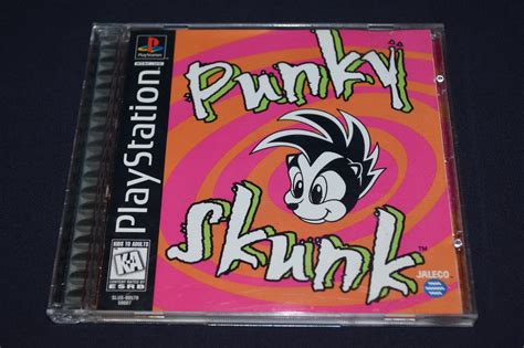 Punky Skunk Item Box And Manual Playstation