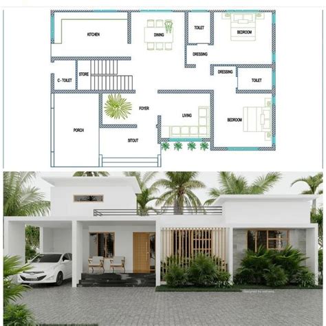 Kerala Home Dreamers On Instagram Sq Bhk Design By