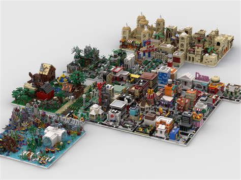 Lego Moc Modular World Build From 104 Mocs By Gabizon Rebrickable