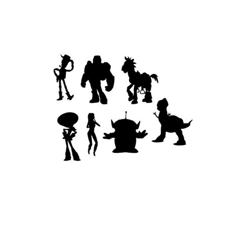 Toy Story Silhouette - SVG Download File - Plotter File - Cr - Inspire Uplift