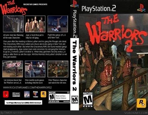 The Warriors 2 PlayStation 2 Box Art Cover by TIMER