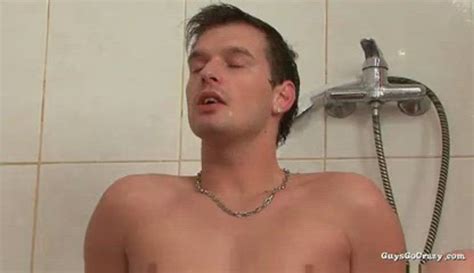 Six Horny Guys Indulging In An Epic Gay Shower Orgy Sex