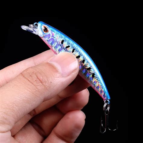 Minnow Wobblers De Hundimiento Mini Se Uelos De Pesca De Cm G