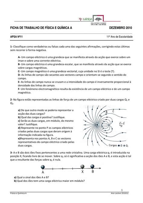 PDF FICHA DE TRABALHO DE FÍSICA E QUÍMICA A PDF fileFísica e