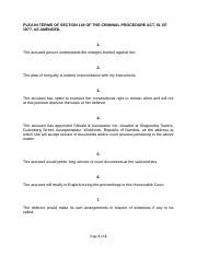 Section 119 Plea Submissions By Attorney Doc PLEA IN TERMS OF