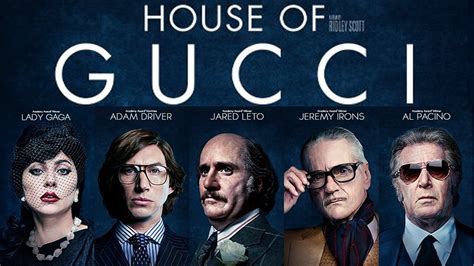 Official Poster For Ridley Scotts House Of Gucci Starring Lady Gaga