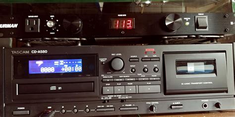 Tascam CD-A580 Professional CD player/cassette recorder with USB dubbing at Crutchfield