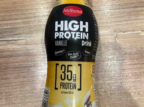 Milbona High Protein Drink Vanille Kalorien Milchgetränke Fddb