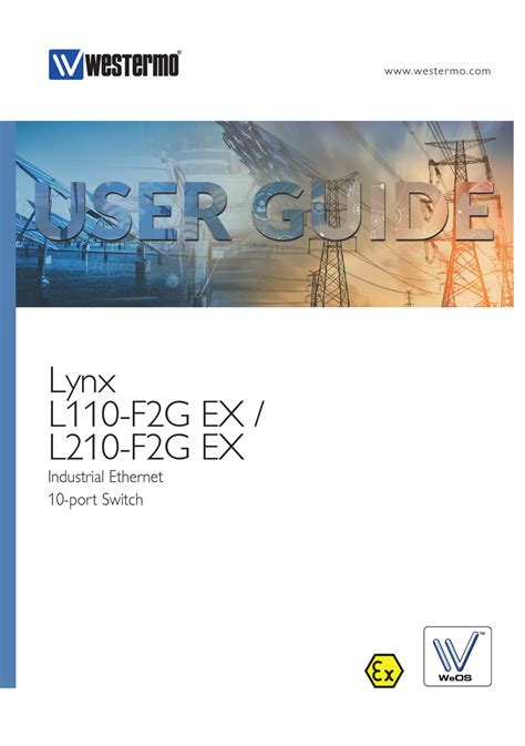 Westermo Lynx L110 F2g Ex User Manual Pdf Download Manualslib