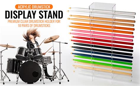 Amazon.com: Drum Stick Display Frame - Drum Stick Holder - Premium ...