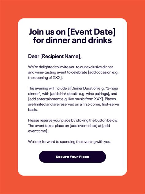 Event Invitation Email Examples And Templates To Boost Sales