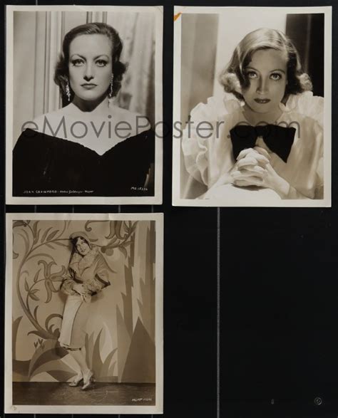 EMoviePoster Image For 4y1415 JOAN CRAWFORD 3 8x10 Stills 1930s