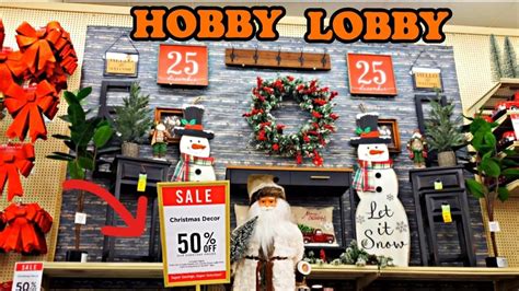 Massive Christmas Sale At Hobby Lobby 50 OFF Checking Out