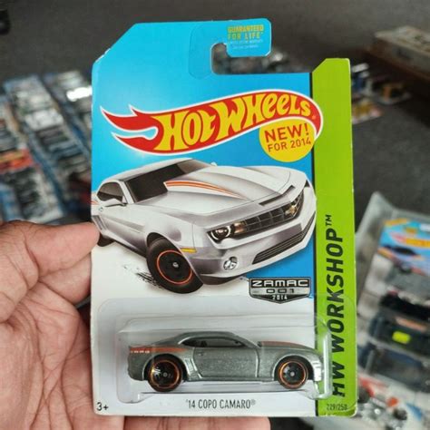 Hot Wheels 14 COPO Camaro In ZAMAC Shopee Malaysia