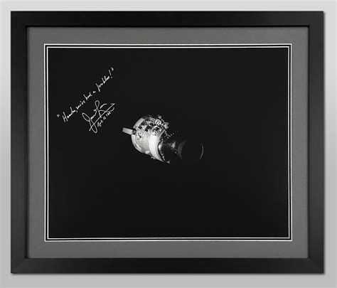 Apollo 13 Damaged Service Module 20x16 Inch Photo Signed By Jim Lovell