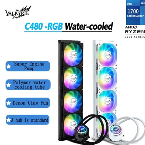 Valkyrie C W Rgb Vk All In One Cpu Water Cooling Argb Light Effect