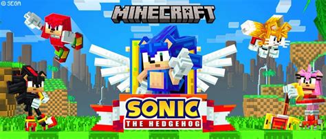 minecraft launches sonic  hedgehog dlc    anniversary