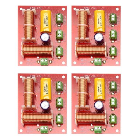 Pcs W Way Audio Speaker Crossover Treble Midrange Bass