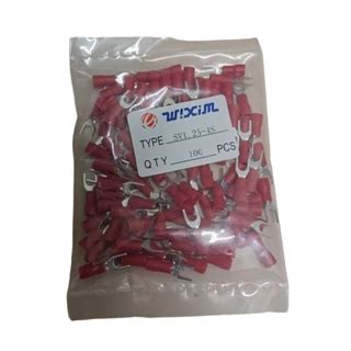 100pcs Y INSULATED TERMINAL LUGS Fork Terminal Lugs U Terminal Lugs