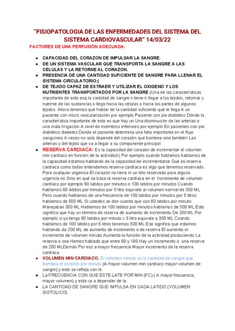 Fisiopatologia De Las Enfermedades Del Sistema Del Sistema