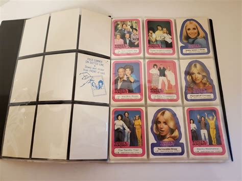 Vintage Three S Company Trading Cards Complete Set Stickers Some