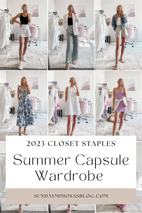 How To Build Your Summer Capsule Wardrobe In