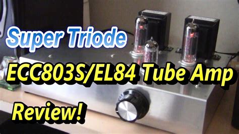 DIY ECC803S EL84 6BQ5 4W Super Triode connection Tube amplifier超三結アンプ