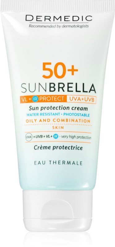 Dermedic Sunbrella Crème Protectrice Pour Peaux Grasses Et Mixtes Spf