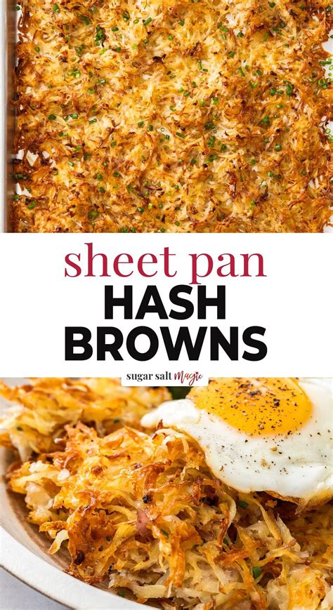 Sheet Pan Hash Browns Recipe Hashbrown Recipes Pan Hash Browns