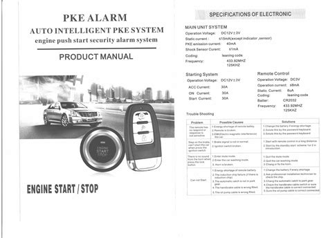 Сигнализация с кнопкой старт стоп.инструкция на русском языке. — DRIVE2
