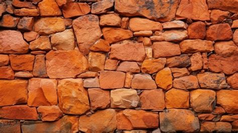 Premium Ai Image A Wall Of Red Rocks With The Word Rock On It