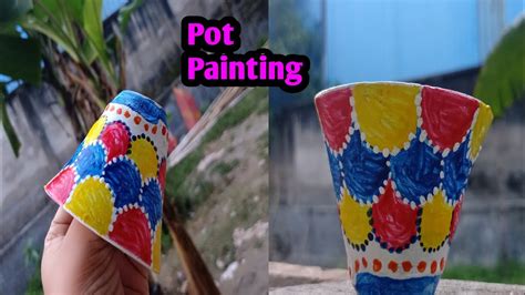 Easy Pot Painting Idea How To Pot Decoration Matka Painting