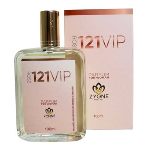 Perfume 121 Vip Rose Feminino Zyone Alta Fixação 25 de Essência