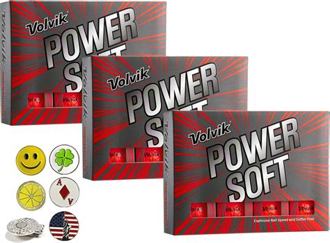 Buy Volvik Power Soft Explosive Ball Speed Golf Balls 3 Dozen Bundle