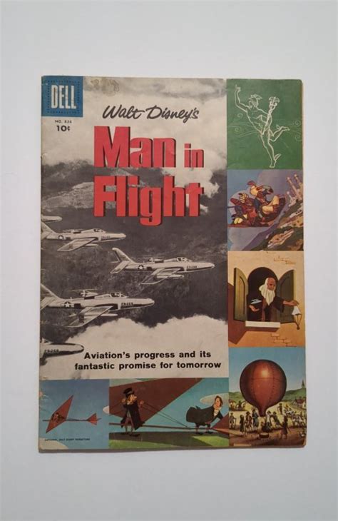 Four Color 836 1957 Walt Disneys Man In Flight Vg 4 5 Comic