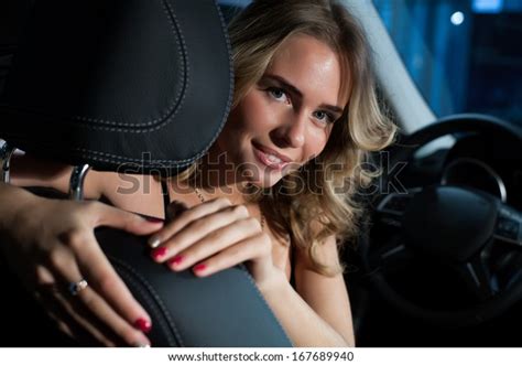 Beautiful Blonde Car Stock Photo 167689940 Shutterstock