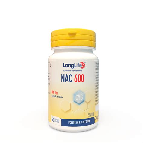 Longlife Nac 600 mg 60 capsule - FarmaciaSavorani