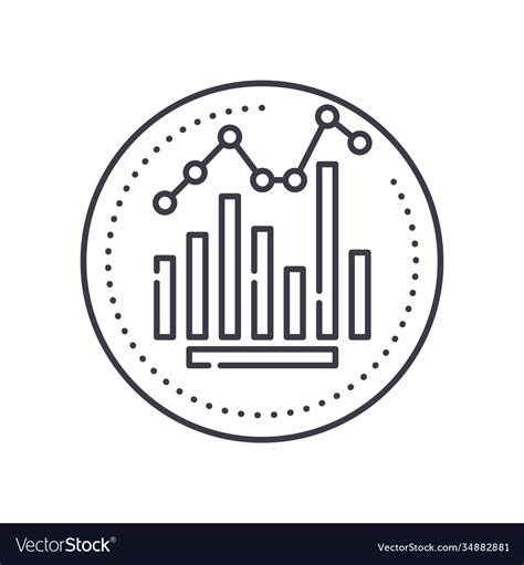 Classify Icon Linear Isolated Thin Royalty Free Vector Image