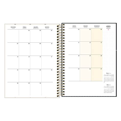 Planner Semanal Espiral Folhas West Village M Tilibra