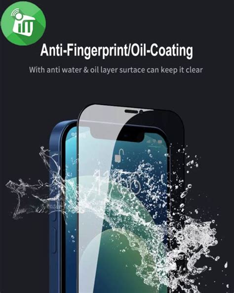 Iscreen Hd Glass Full Glue Privacy Screen Protector Iphone 12 12 Pro