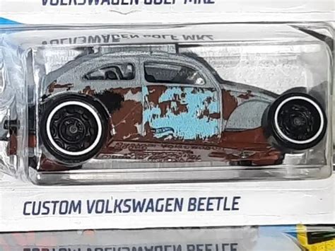 Hot Wheels Custom Volkswagen Beetle Azul Lacrado MercadoLivre
