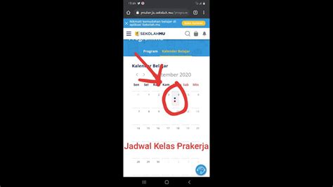 Cara Melihat Jadwal Pelatihan Prakerja Sekolahmu 2020 YouTube