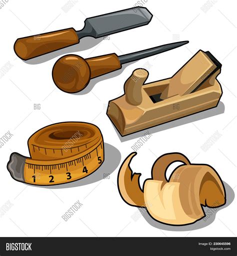 Set Carpenter Tools Vector And Photo Free Trial Bigstock