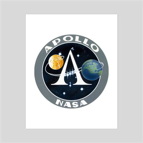 Apollo Program Logo, an art print by RazZohar Weissman - INPRNT