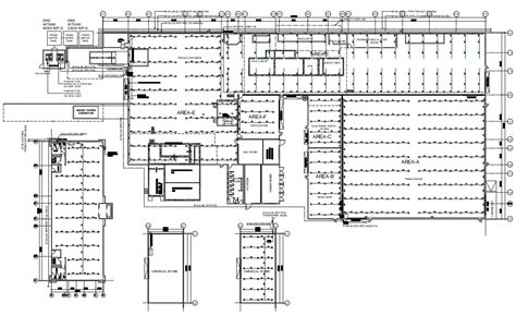 Production Area Layout Plan - Cadbull