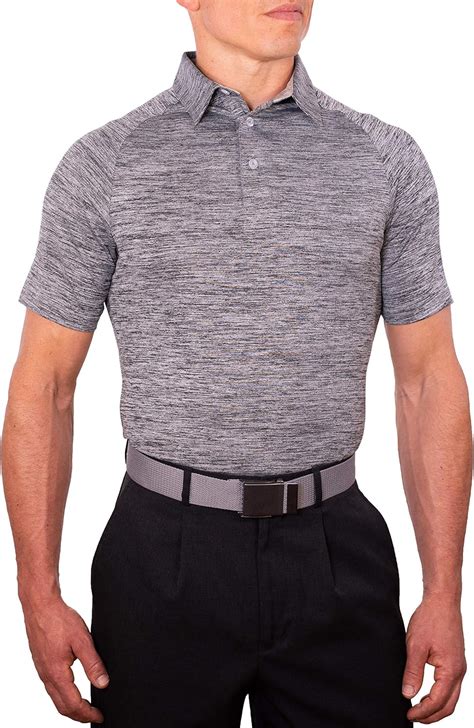 Cc Performance Slim Fit Golf Shirts For Men Dry Fit Tech Fabric