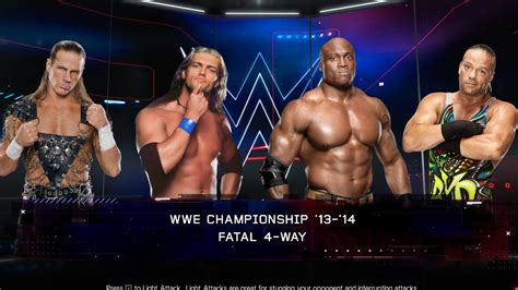 Wwe K Shawn Michaels Vs Edge Vs Rob Van Dam Vs Lashley Fatal